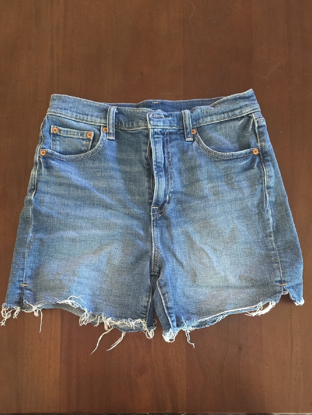 Gap Classic High-Waist Women's 4" Denim Shorts in Blue